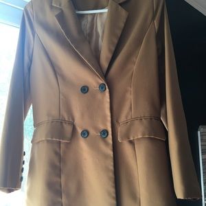 Brown blazer